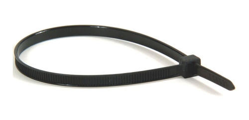 Amarra Plástica Negra 20cm X 3.6mm Filtro Uv Pack 100u