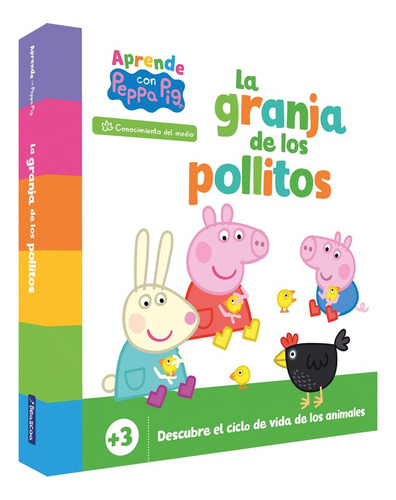Peppa Pig Libro De Carton La Granja De Los Pollitos, De Hasbro. Editorial Beascoa En Español