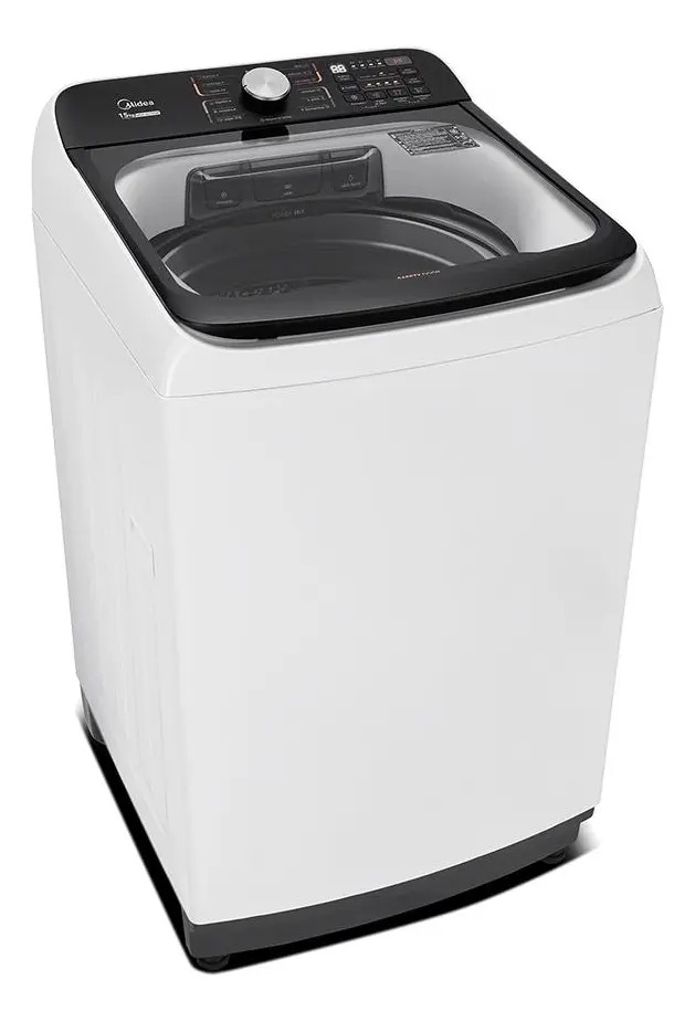 Lavadora De Roupas 15kg Branca Midea Wave Agitador Branco