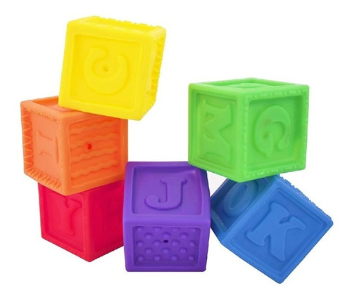 Imagen 1 de 2 de Bloques Del Alfabeto Sassy Didactico Cubos Para Bebes