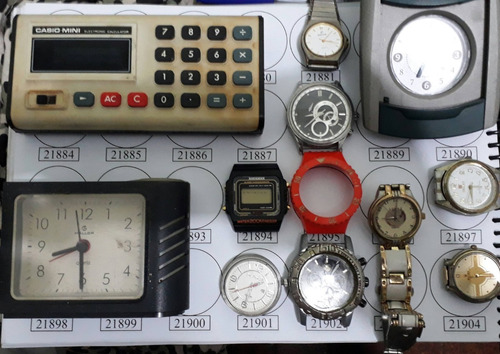 Lote 79 Sucatas Casio E Outros- Máquina Do Tempo