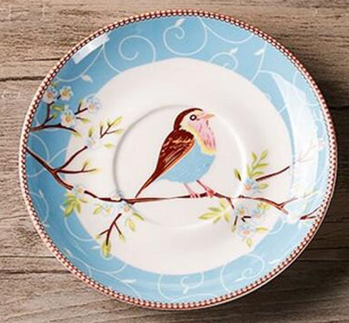 Jusalpha - Tetera Con Infusor, Taza Y Platillo, Porcelana