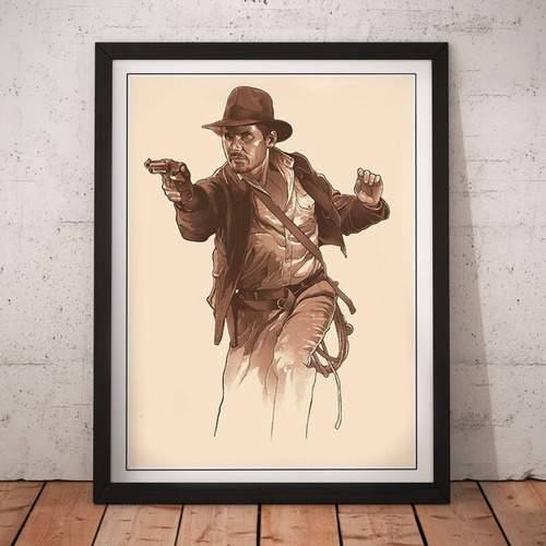 Cuadro Peliculas - Indiana Jones - Arte Fan Poster