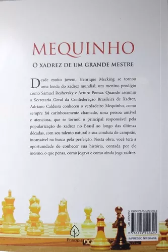 Livro Físico Mequinho O Xadrez De Um Grande Mestre