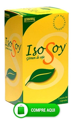 Isosoy 500 Mg - 90 Cápsulas Germe De Soja Menopausa Natural