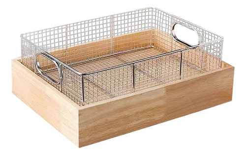 Bandeja Para Servir Comida, Cesto Para Fritar, Prato
