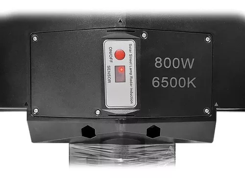 Panel-Foco Solar LED De Exterior 800W. - 6.500K - IP67 + Con