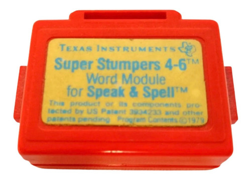 Modulo Para Speak & Spell Super Stumper 4-6 De 1979