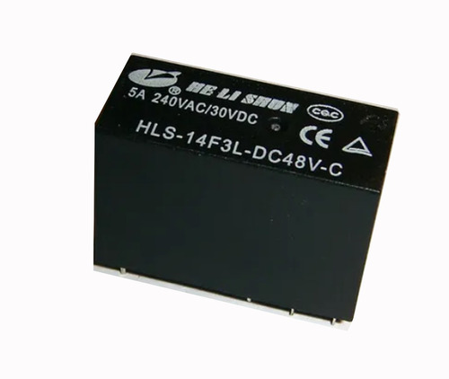 Rele Relay Doble 48 Vdc  8a Con Led Hls-14f3
