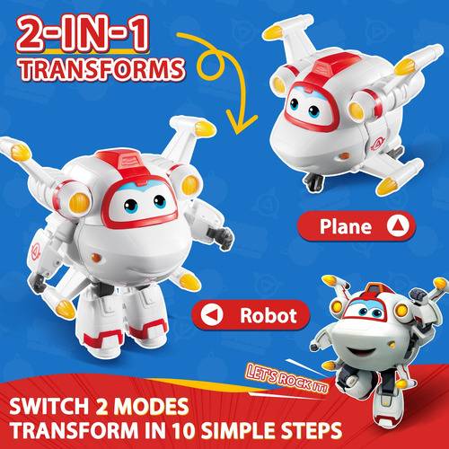 Figura De Acción Super Wings Supercharged Tobot Astro 5 Pulg