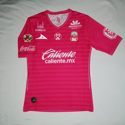 Jersey Monarcas Morelia Rosa Pirma 2018 Autografiado Origina