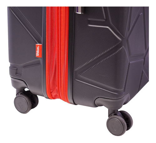 Imagen 6 de 10 de Valija Wilson Mediana 24 Pul Rígida Viaje Maleta Balija