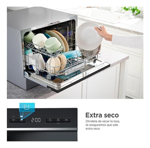 Lavavajillas Midea 6 Cubiertos Freestanding Mdwtf0602ms