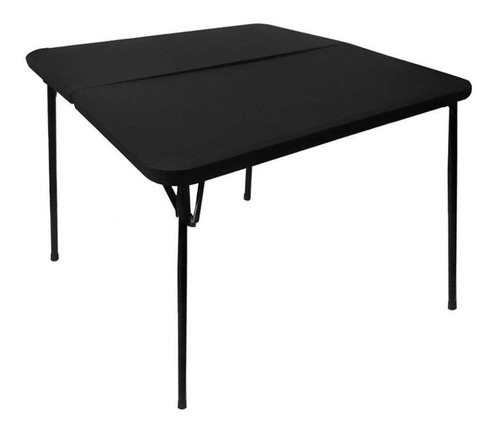 Mesa Plegable Cuadrada Negra