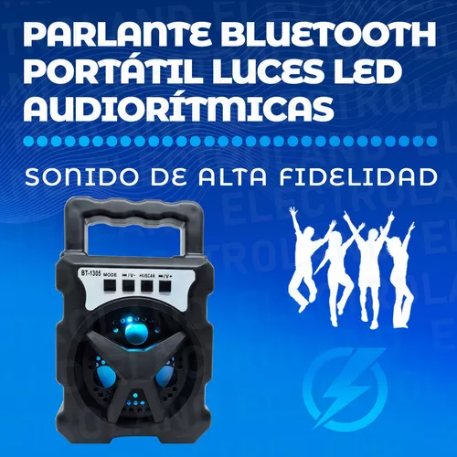 Parlante Bluetooth Portátil Led Inalámbrico Usb Radio Fm