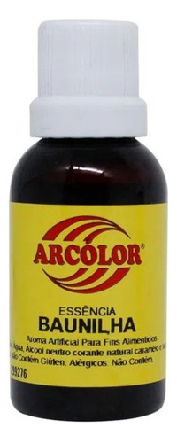 Essência Artificial Comestível 30ml Arcolor - Vários Sabores Sabor Baunilha