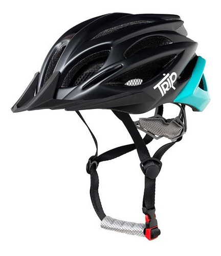 Casco Mtb Trip Black/turquesa