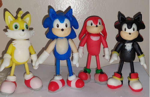 Adorno Torta Sonic / Mario Bros En Porcelana Fria