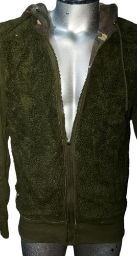 Camuflaje Chamarra George Gorro Y Cierre Unisex Talla M/ch (Usado)