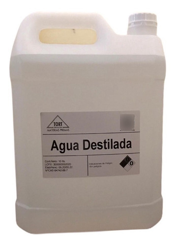 Agua Destilada - 10 Litros - 