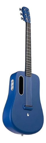 Guitarra Lava Me 2 Freeboost de fibra de carbono, color azul