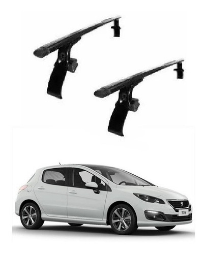 Imagen 3 de 7 de Barras Portaequipaje Peugeot 206 207 208 306 307 308 West