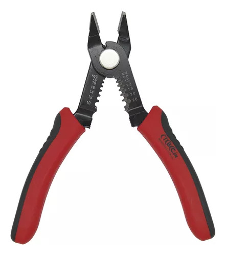 Alicate Precisión De Corte Oblicuo 6 Tbcin Hs-155 Color Rojo