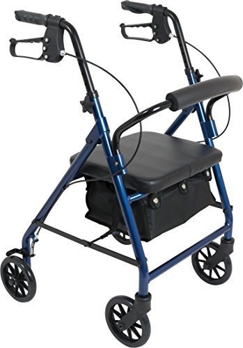 Andador Caminador De Aluminio Resistente Bariátrico 113 Kgs