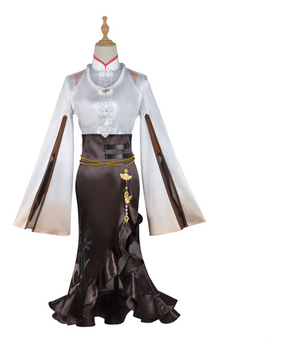 Peluca Genshin Impact Ningguang Yelan Pizza Hut Para Cosplay