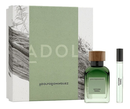 Adolfo Domínguez Set Vetiver Terra Edp 120ml + Edp 10ml