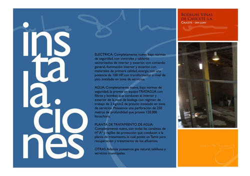Bodega Viñas De Caucete S.a