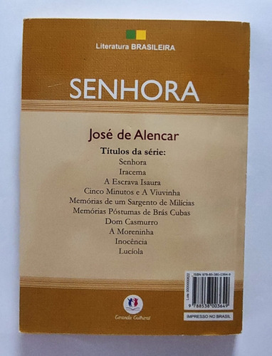 Senhora - Texto Integral (Usado)
