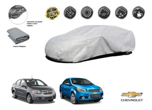 Funda Car Cover Afelpada Premium Chevrolet Aveo 1.6l 2013