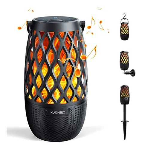 Altavoces Bluetooth Para Exteriores, Altavoz Led Flame Atmos