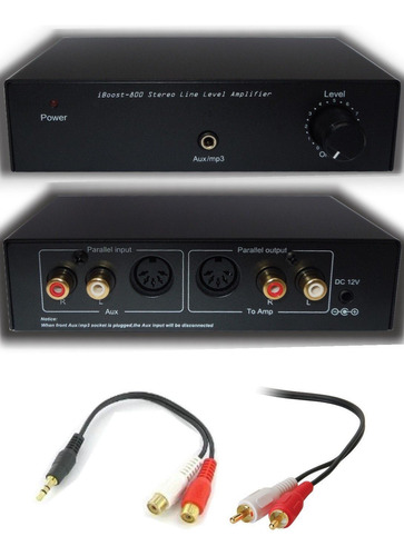 Iboost Amplificador De Audio Estereo De Nivel De Linea 800 P