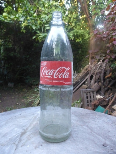 Botella Original Coca Cola Retornable 1.25 Lts. Vidrio Vacia