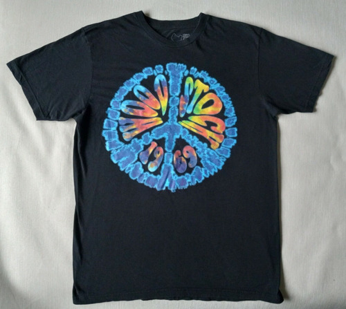 Remera Woodstock Original Doble Estampa Small Importad Nueva