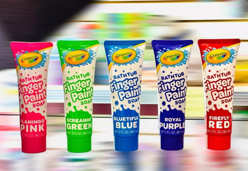 Jabón Pintura De Dedos Morado Marca Crayola Finger Paint