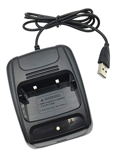 Base Cargador Usb Baofeng Original Bf-888s