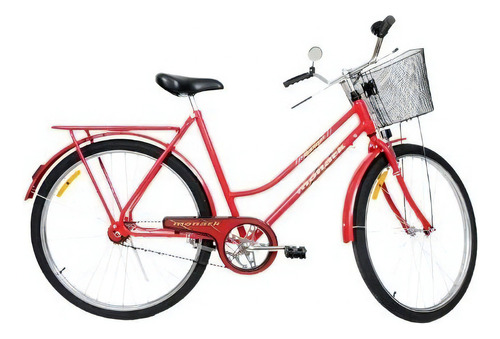 Bicicleta Aro 26 Freio Varão Tropical 529 Monark Cor Vermelho