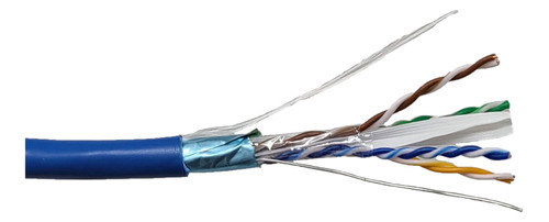 Micro Connectors Cable Ethernet Granel Cat 6a Solido Ftp Cmr