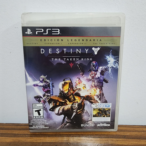 Destiny The Taken King: Edicion Legendaria Ps3 Fisico Usado