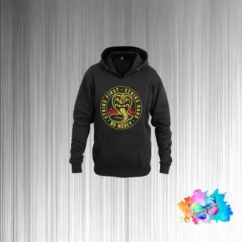 Polerón Cobra Kai Nuevo Plateado Karate Kid Moda Niño Niña Polerón Cobra Kai Nuevo Plateado Karate Kid Moda Niño Niña