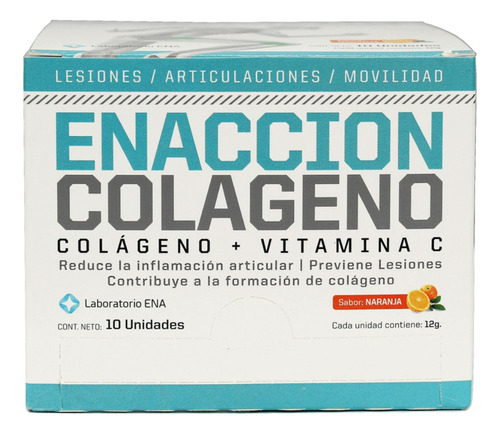 Enaccion Colageno Naranja 10 Sobres 12g C/u