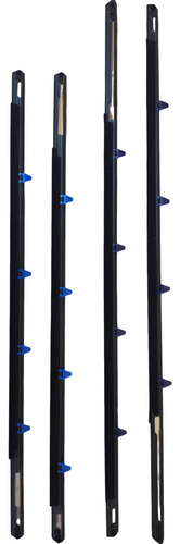 4 Cañuelas Externas Cromadas Honda Accord 1994 -1997 Moldura