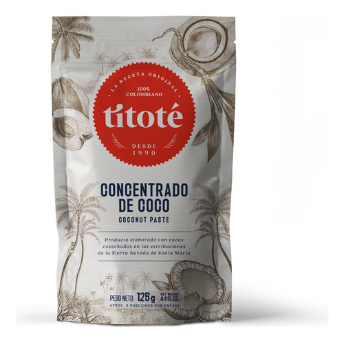 Concentrado De Coco Titoté Doy Pa - Unidad a $11700