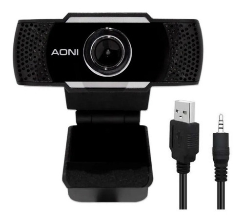 Imagen 1 de 8 de Aoni Camara Webcam Hd 720 P C/ Micrófono Windows 7 Zoom Skyp