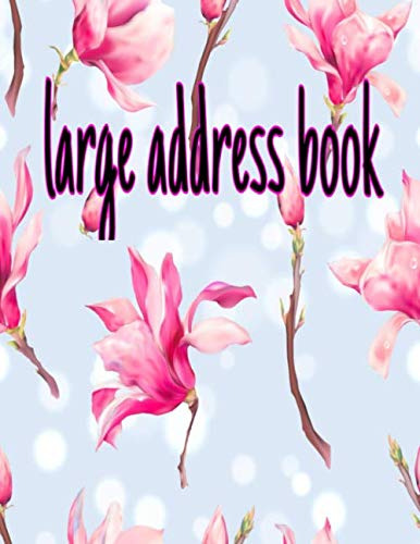 Large Address Book: With Tabs Hardcover Internet Address & P