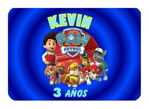 Laminas Para Tortas Comestibles Paw Patrol 