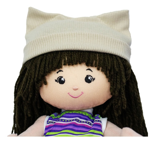 Imagen 4 de 5 de Muñeca De Trapo Con Vestidos Juguete Didáctico Regalo Niña